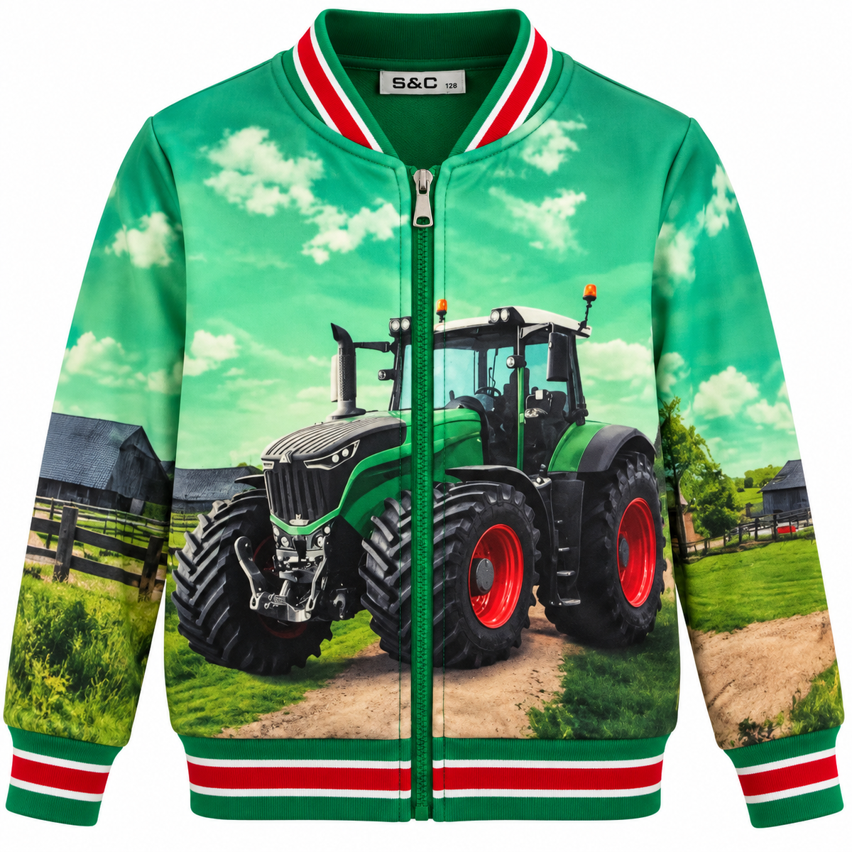 Jongens vest tractor H-282