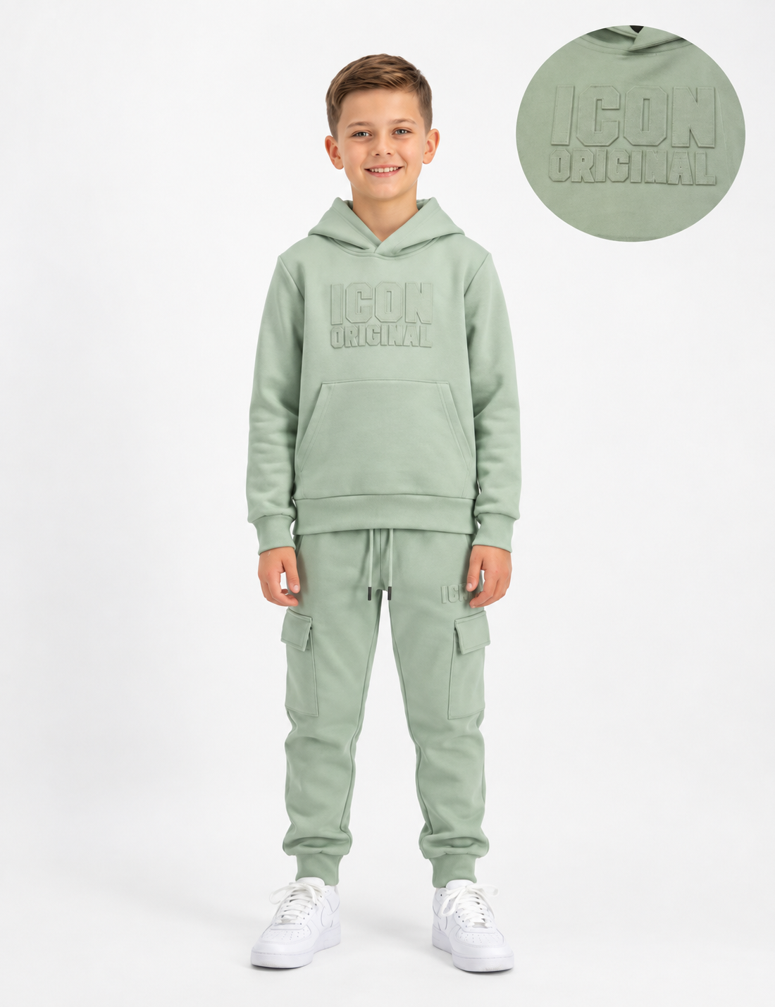 Icon jongens trainingspak hoodie