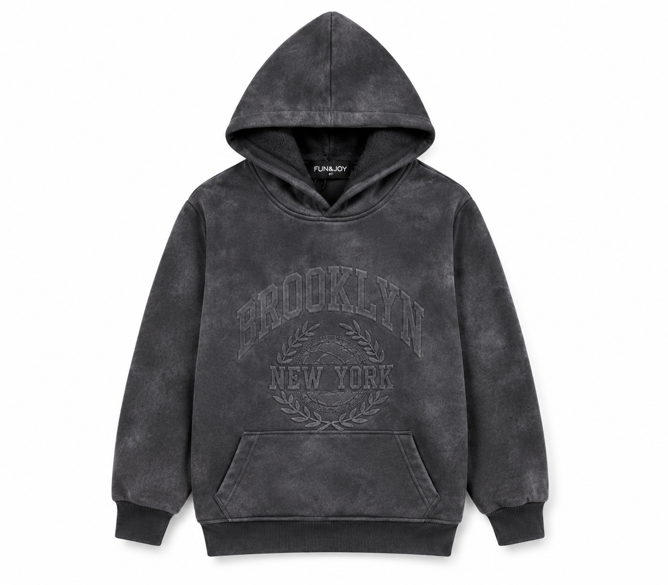 Jongens hoodie antraciet
