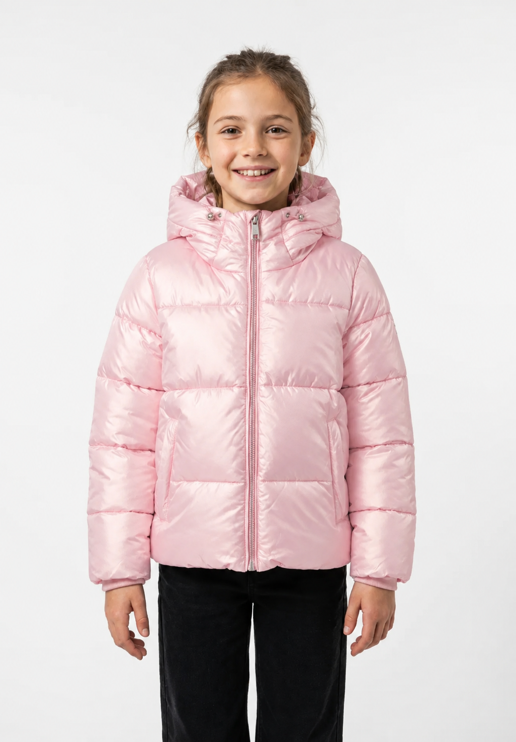 Meisjes winterjas roze