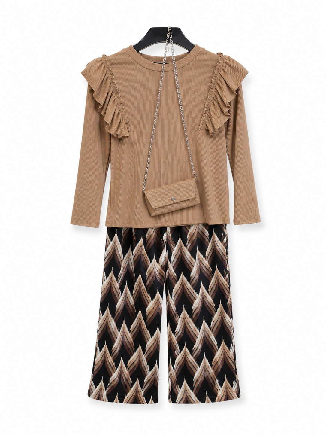 Meisjes set met tasje Camel