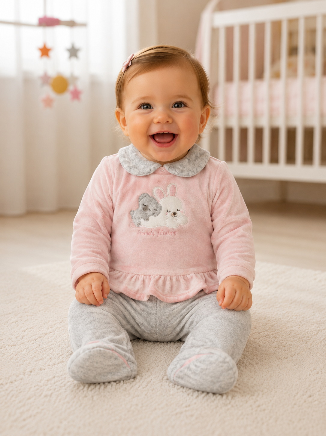 Baby setje roze