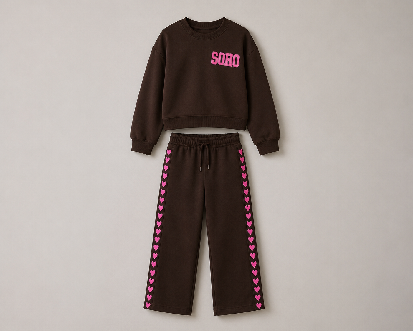 Soho setje bruin