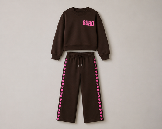 Soho setje bruin