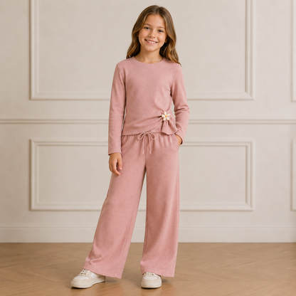 Meisjes set oudroze
