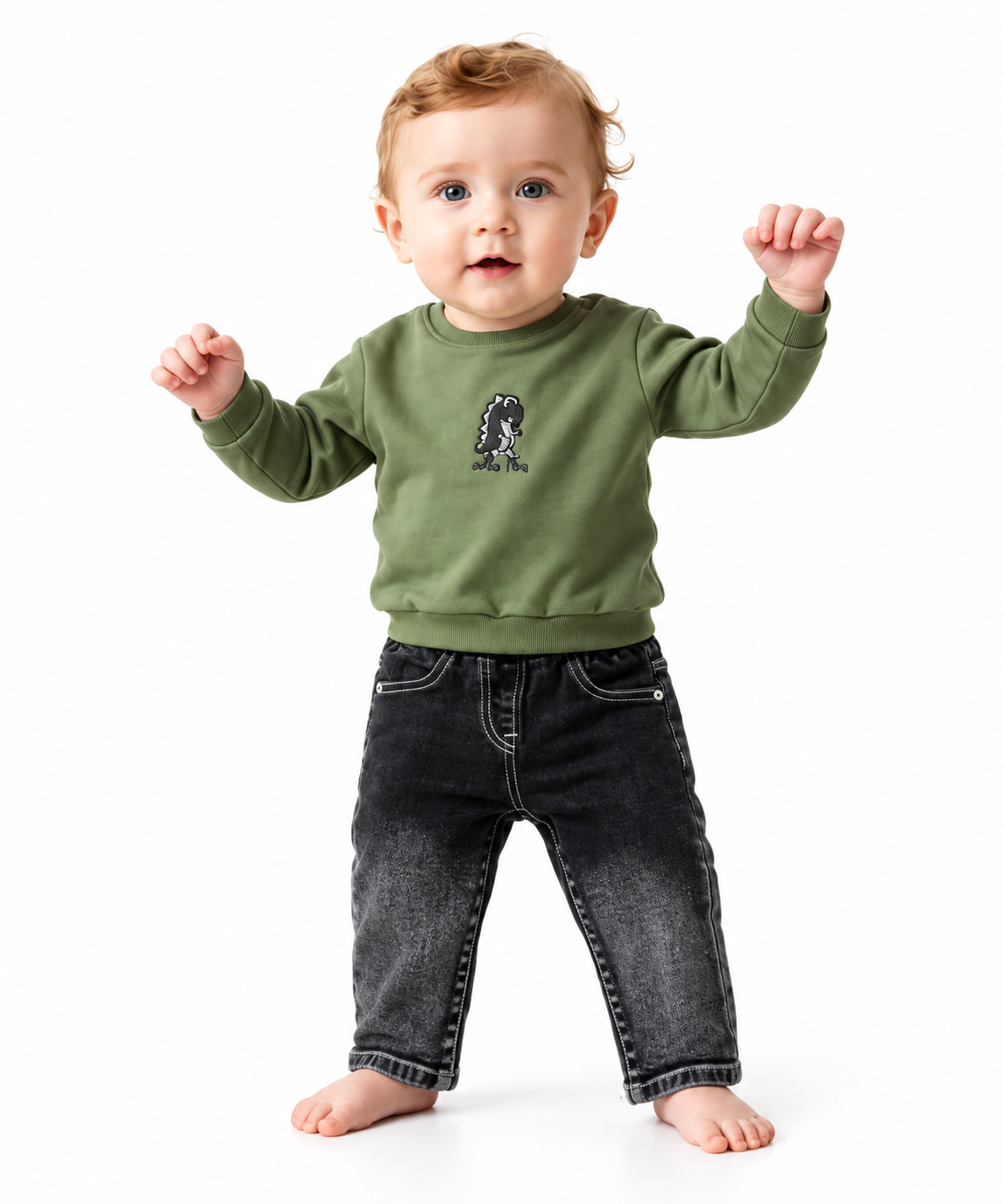 Baby jongens setje dino