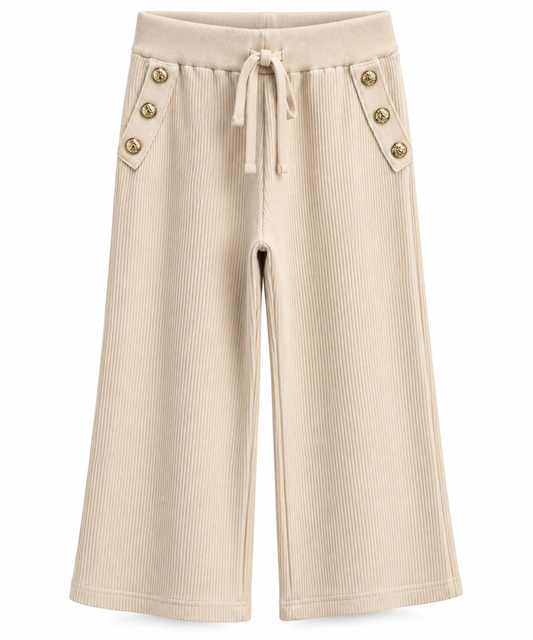 meisjes broek beige