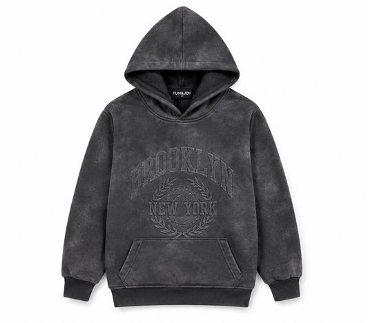 Jongens hoodie antraciet