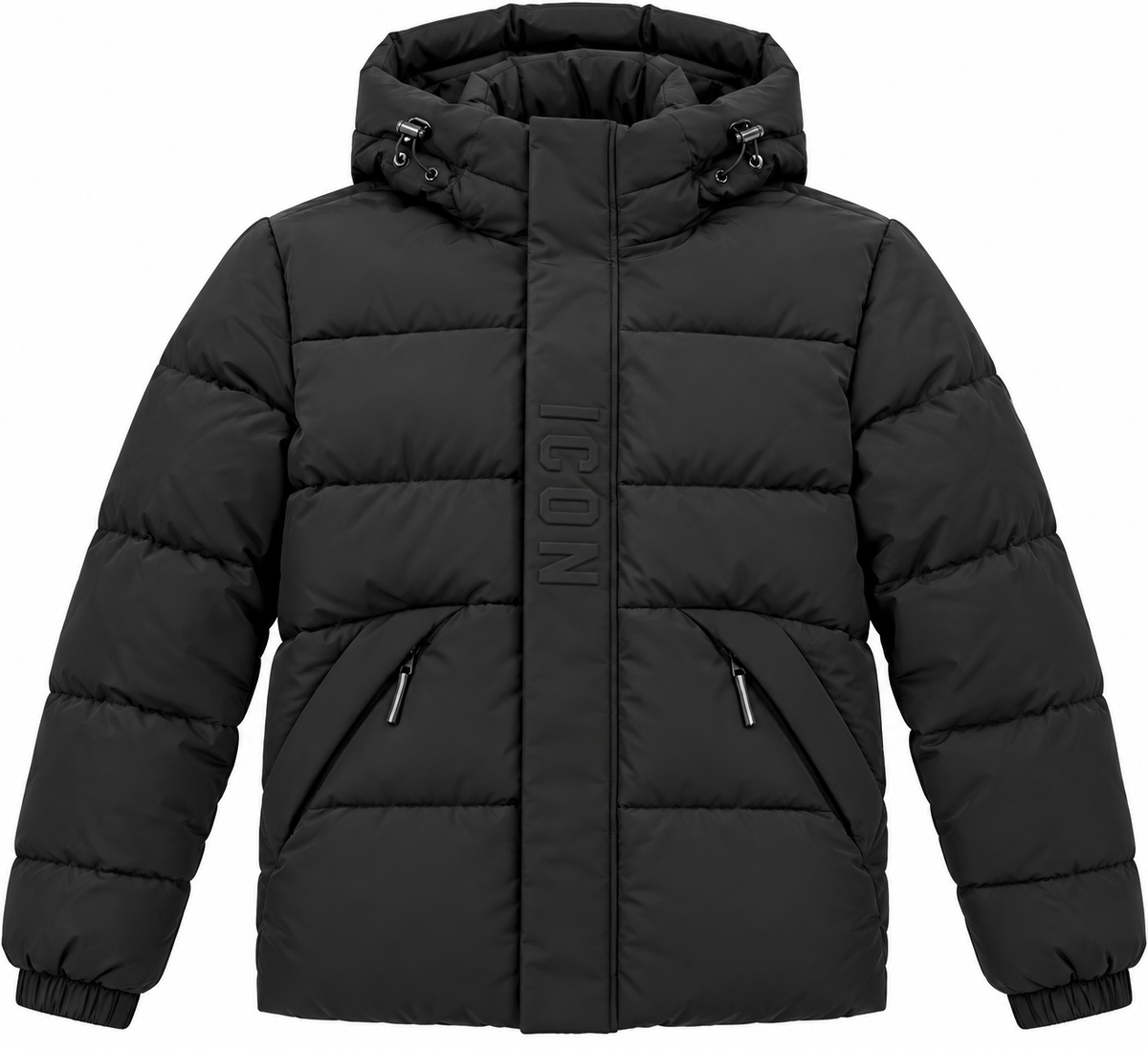 Icon winterjas zwart