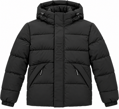 Icon winterjas zwart