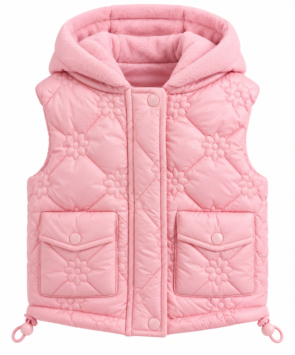 Baby- en peuterbodywarmer roze