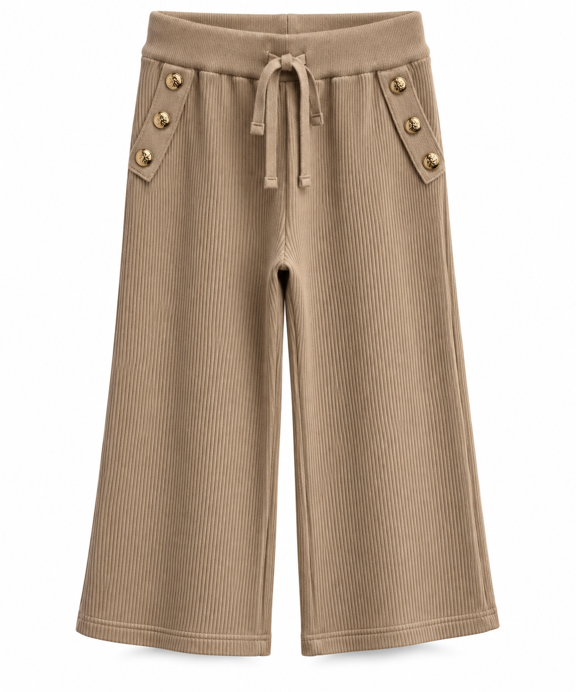 meisjes broek taupe