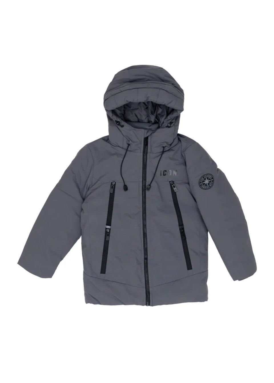 Icon winterjas grey DG2604-2