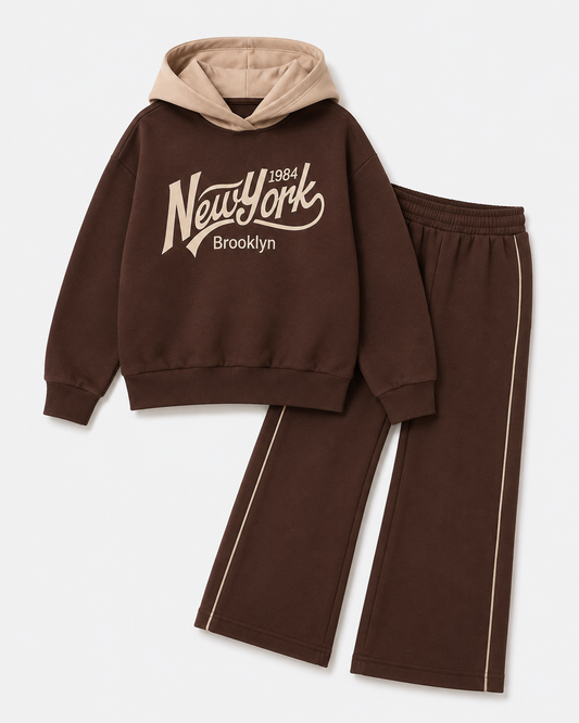 Meisjes set New York bruin