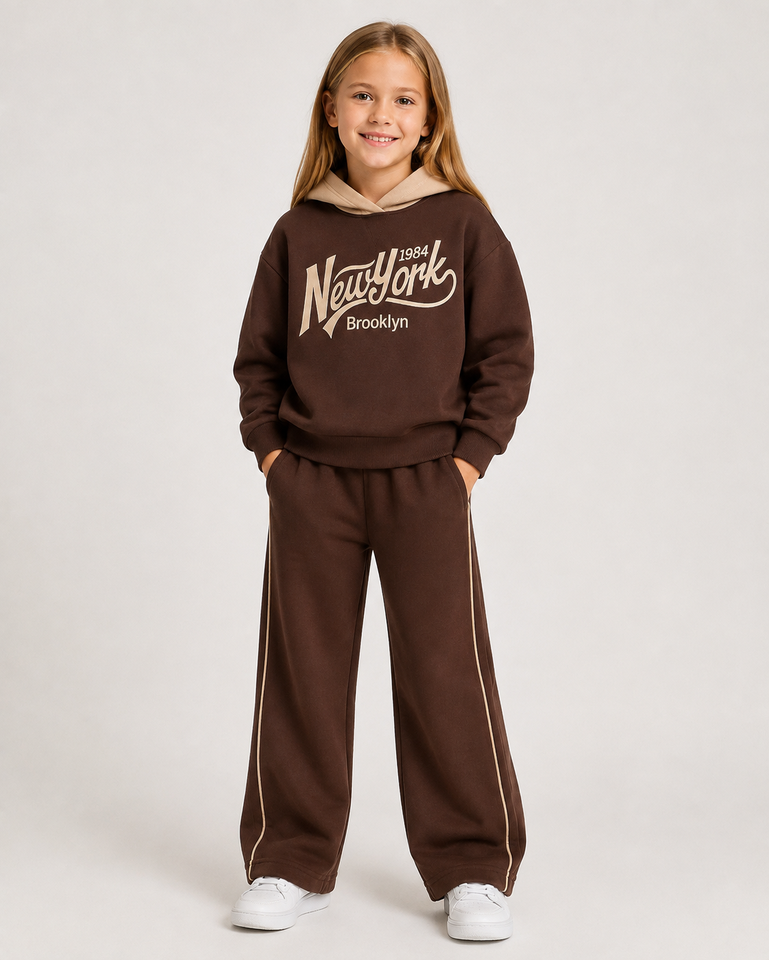 Meisjes set New York bruin