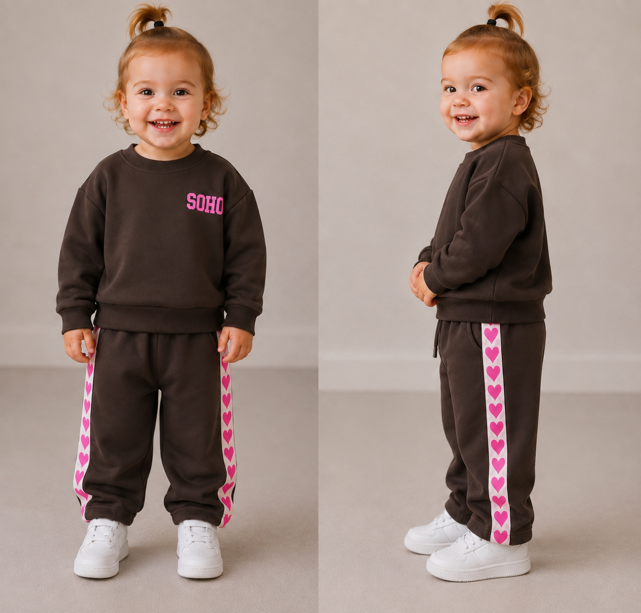 Soho setje bruin baby/peuter