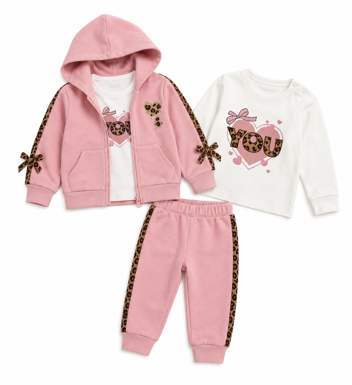 Meisjes set Rosa