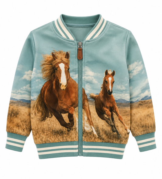 Meisjes paarden vest