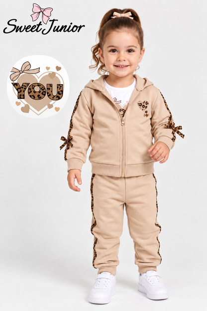 Meisjes set you beige