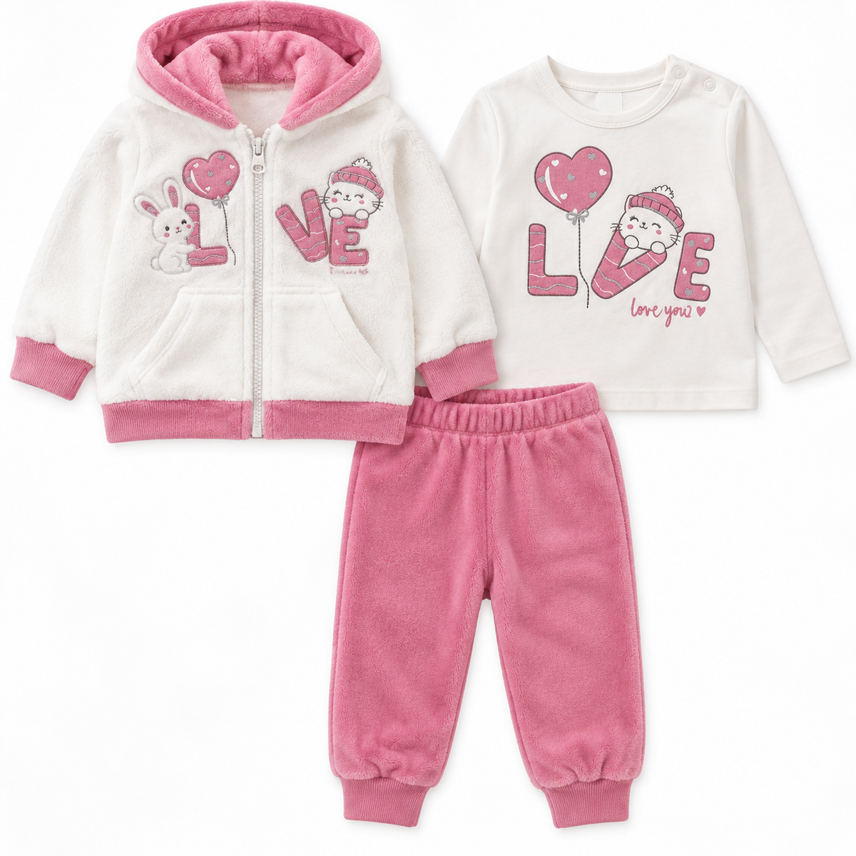 Baby meisjes set 3 delig