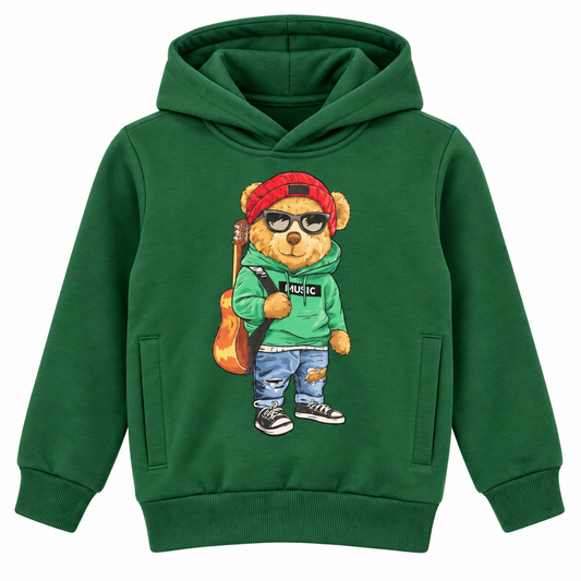 Hoodie music bear
